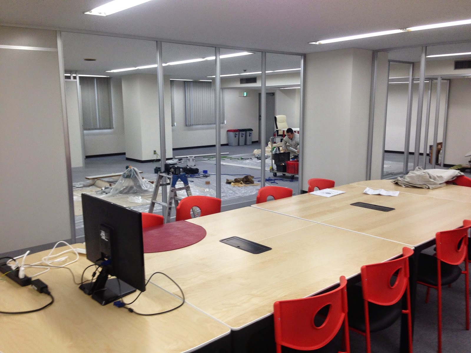 ガクプロ拠点 オフィスらしくなってきました